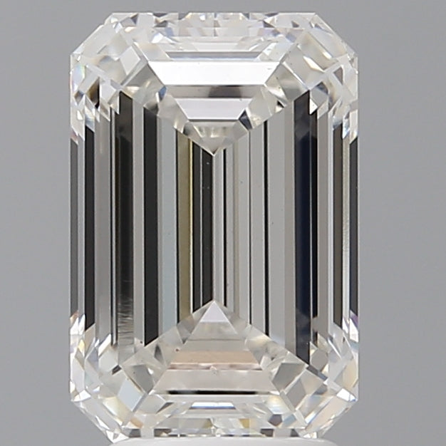 3.55 Carat Emerald Shaped, Ideal Cut, F Color, VS2 Clarity, IGI Certified Lab Grown Diamond