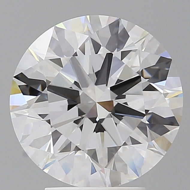 4.03 Carat Round Shaped, Ideal Cut, E Color, VVS2 Clarity, IGI Certified Lab Grown Diamond