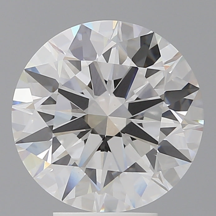 5.02 Carat Round Shaped, Ideal Cut, E Color, VVS2 Clarity, IGI Certified Lab Grown Diamond