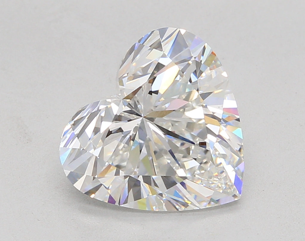 3.98 Carat Heart Shaped, Ideal Cut, E Color, VS1 Clarity, IGI Certified Lab Grown Diamond