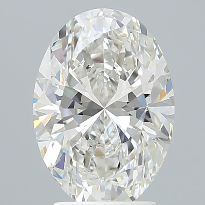 3.04 Carat Oval Shaped, Excellent Cut, F Color, VVS2 Clarity, IGI Certified Lab Grown Diamond