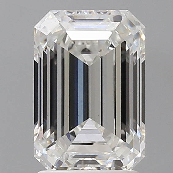 2.53 Carat Emerald Shaped, Ideal Cut, E Color, VS1 Clarity, IGI Certified Lab Grown Diamond