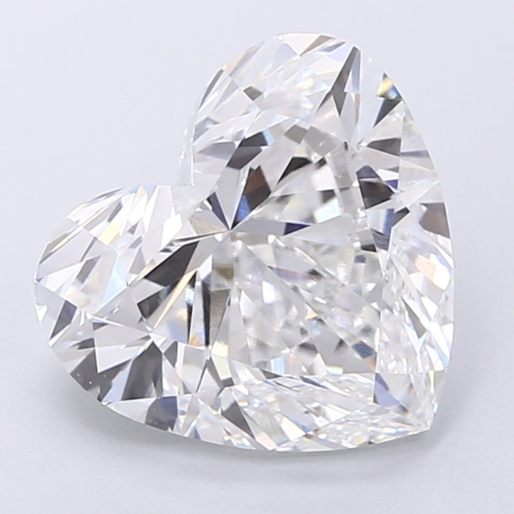 5.14 Carat Heart Shaped, Very Good Cut, E Color, VVS2 Clarity, IGI Certified Lab Grown Diamond