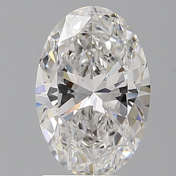 1.59 Carat Oval Shaped, Ideal Cut, F Color, VVS2 Clarity, IGI Certified Lab Grown Diamond