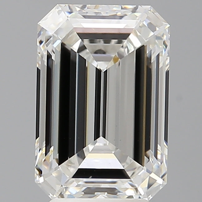 4.10 Carat Emerald Shaped, Ideal Cut, F Color, VS1 Clarity, IGI Certified Lab Grown Diamond