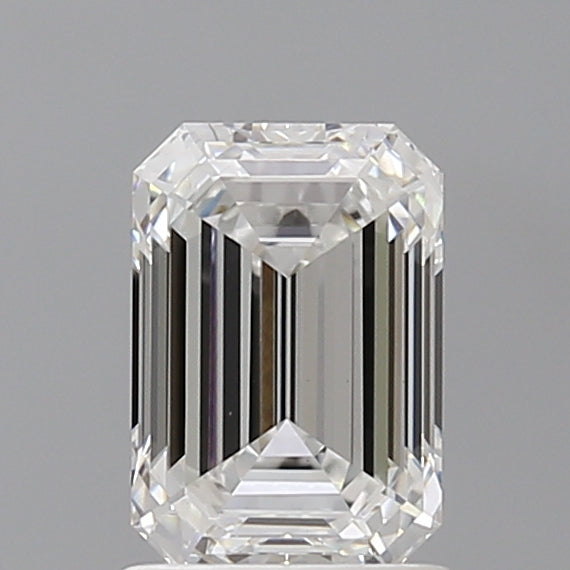 1.58 Carat Emerald Shaped, Ideal Cut, E Color, VVS2 Clarity, IGI Certified Lab Grown Diamond