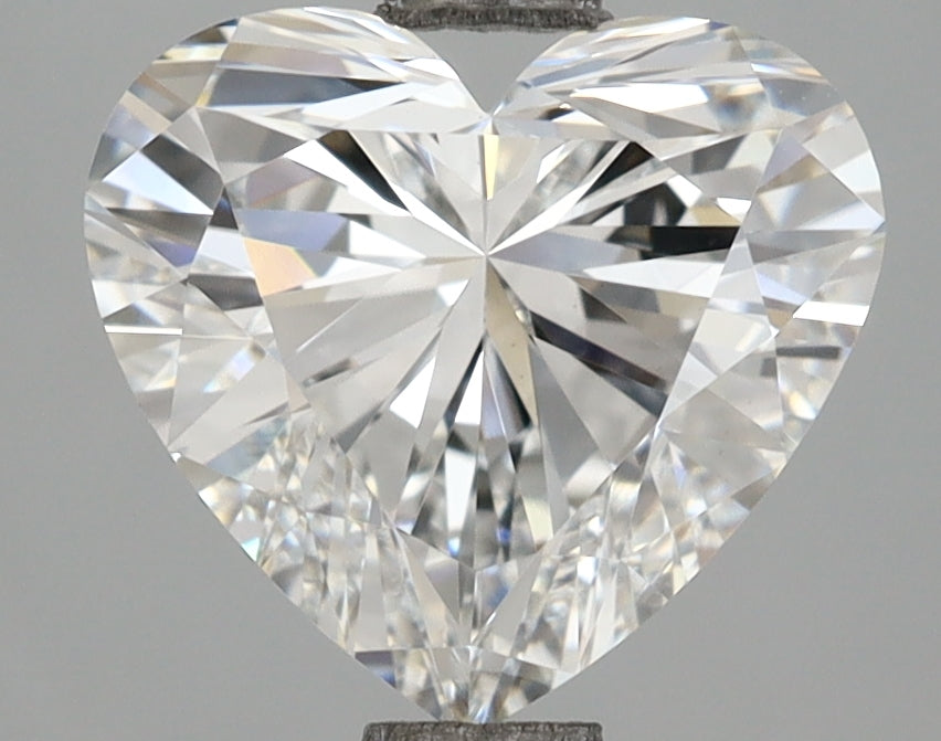 2.16 Carat Heart Shaped, Excellent Cut, E Color, VVS2 Clarity, IGI Certified Lab Grown Diamond