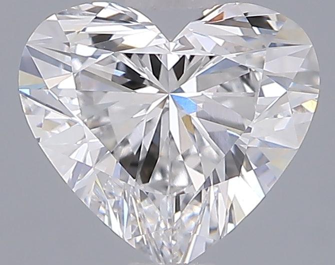 1.54 Carat Heart Shaped, Ideal Cut, D Color, VVS2 Clarity, IGI Certified Lab Grown Diamond
