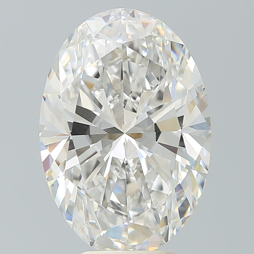 6.54 Carat Oval Shaped, Excellent Cut, G Color, VVS2 Clarity, IGI Certified Lab Grown Diamond