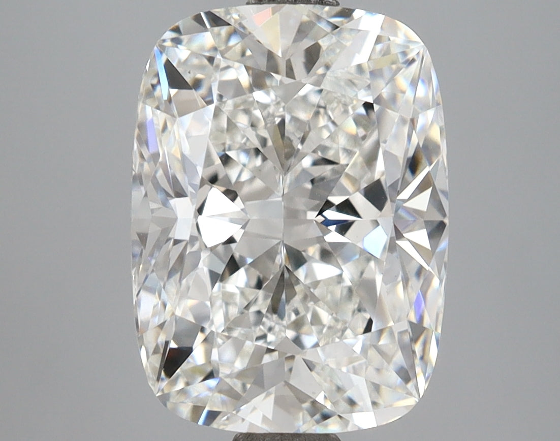 4.49 Carat Cushion Shaped, Ideal Cut, E Color, VVS2 Clarity, IGI Certified Lab Grown Diamond