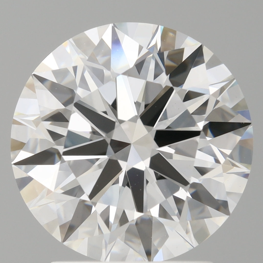 2.60 Carat Round Shaped, Ideal Cut, E Color, VVS2 Clarity, IGI Certified Lab Grown Diamond