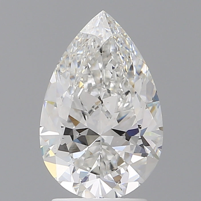 2.56 Carat Pear Shaped, Ideal Cut, E Color, VS1 Clarity, IGI Certified Lab Grown Diamond