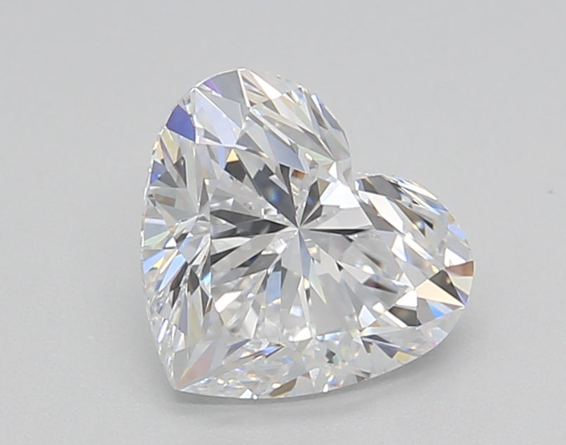 1.50 Carat Heart Shaped, Excellent Cut, D Color, VS1 Clarity, GIA Certified Lab Grown Diamond