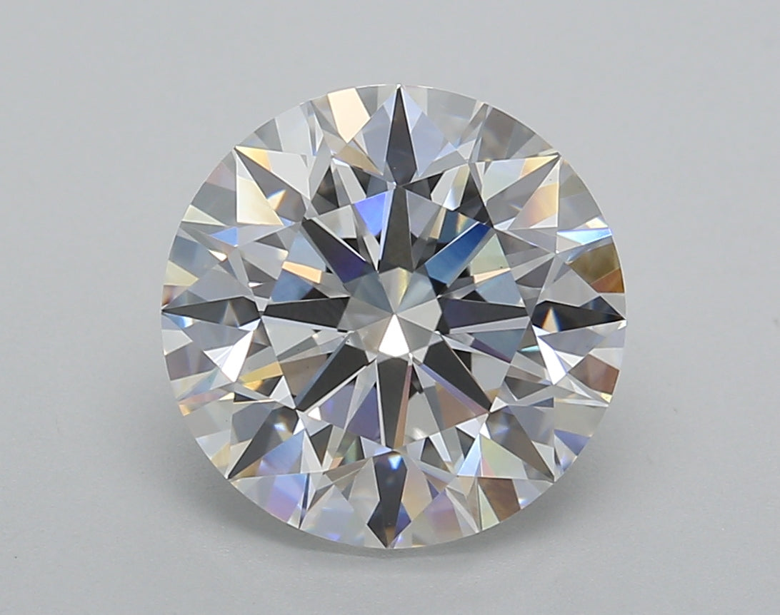 4.02 Carat Round Shaped, Ideal Cut, E Color, VS1 Clarity, IGI Certified Lab Grown Diamond