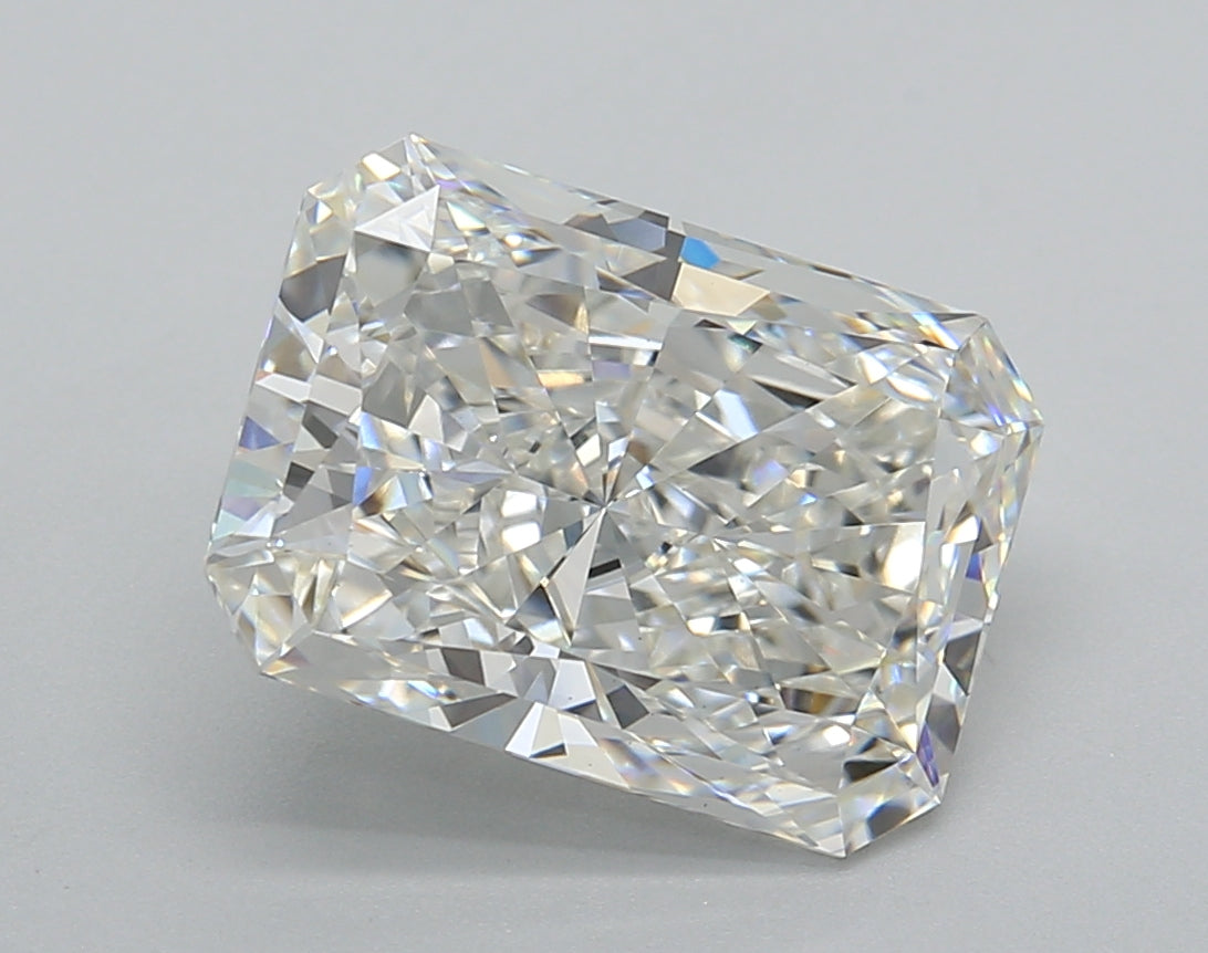 4.02 Carat Radiant Shaped, Excellent Cut, F Color, VS1 Clarity, IGI Certified Lab Grown Diamond