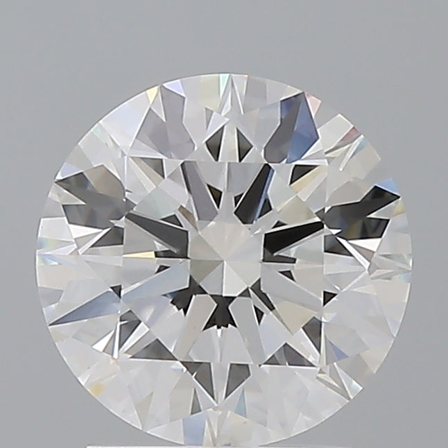 2.10 Carat Round Shaped, Ideal Cut, E Color, VVS2 Clarity, IGI Certified Lab Grown Diamond