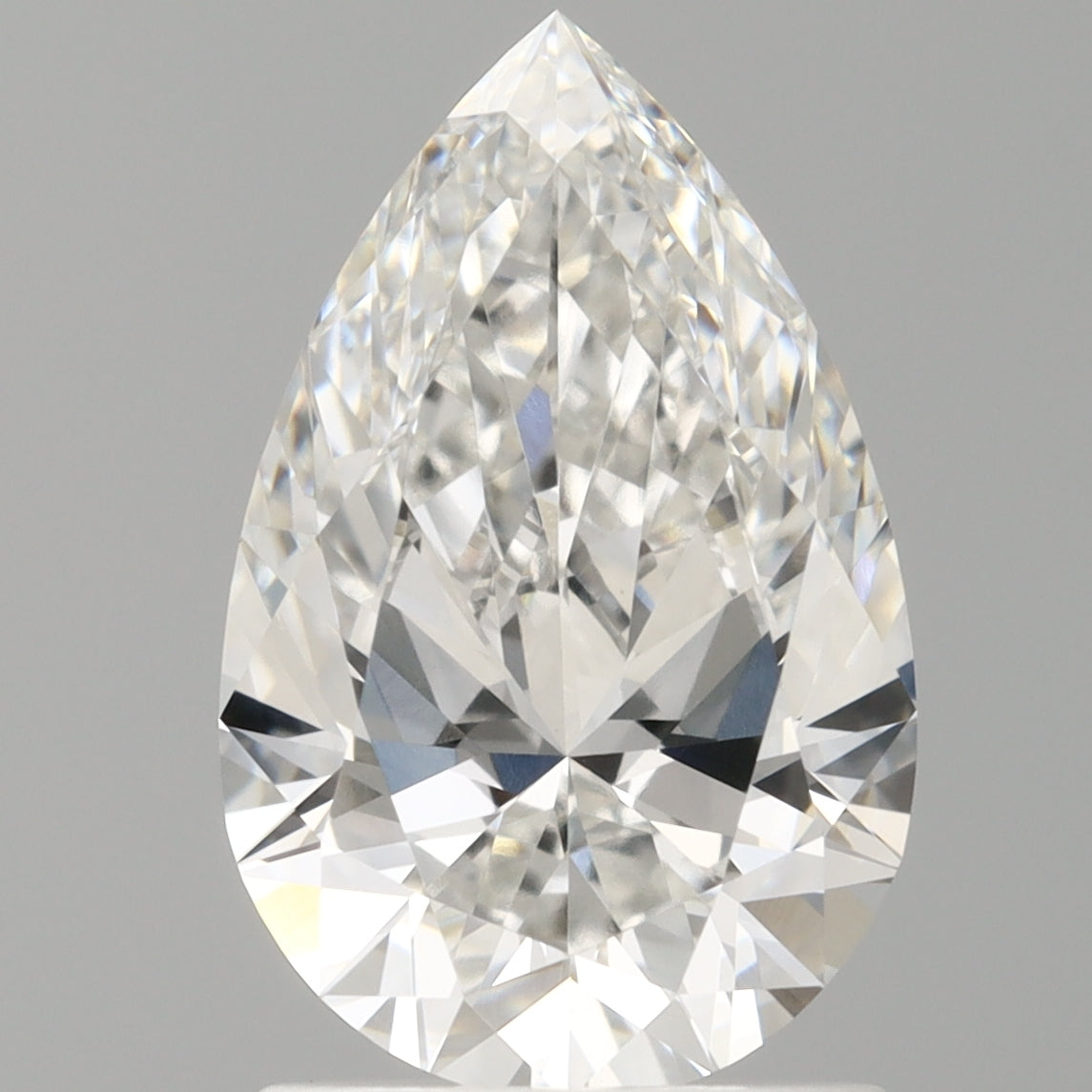 1.59 Carat Pear Shaped, Ideal Cut, E Color, VVS2 Clarity, IGI Certified Lab Grown Diamond
