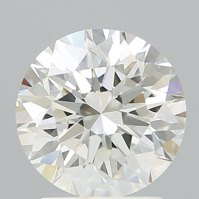 2.21 Carat Round Shaped, Excellent Cut, F Color, VVS2 Clarity, IGI Certified Lab Grown Diamond