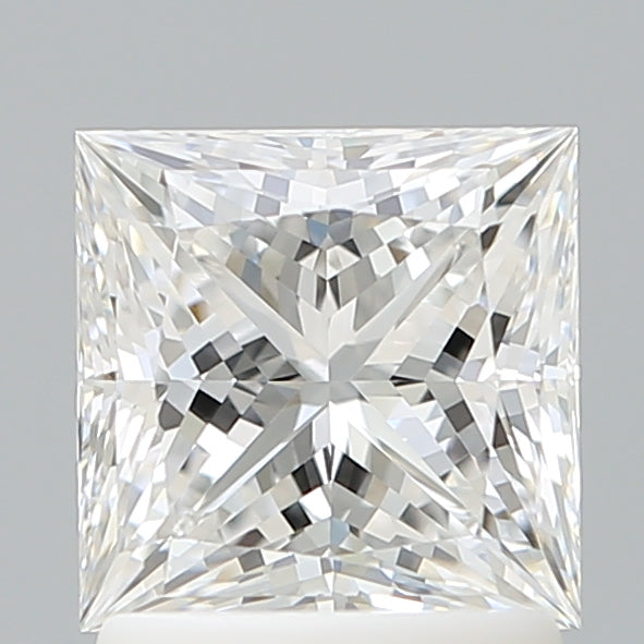 1.60 Carat Princess Shaped, Ideal Cut, E Color, VVS2 Clarity, IGI Certified Lab Grown Diamond