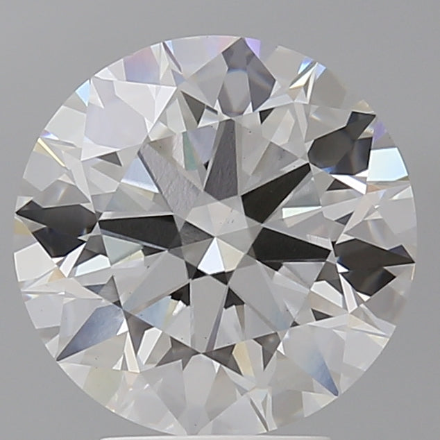 4.08 Carat Round Shaped, Ideal Cut, E Color, VVS2 Clarity, IGI Certified Lab Grown Diamond