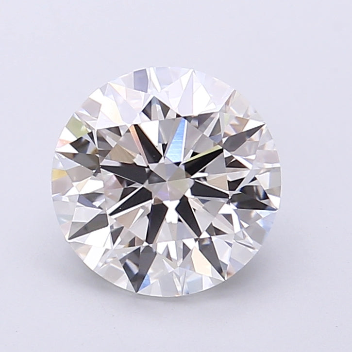 2.04 Carat Round Shaped, Ideal Cut, E Color, VVS2 Clarity, IGI Certified Lab Grown Diamond