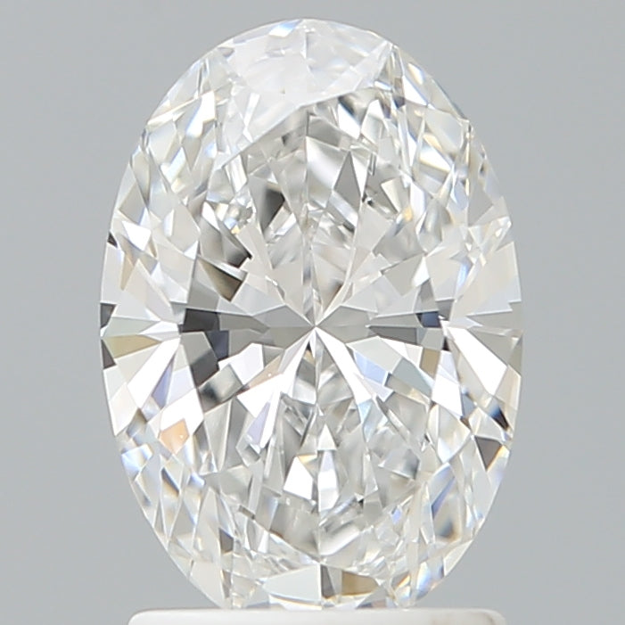 1.59 Carat Oval Shaped, Ideal Cut, E Color, VVS2 Clarity, IGI Certified Lab Grown Diamond