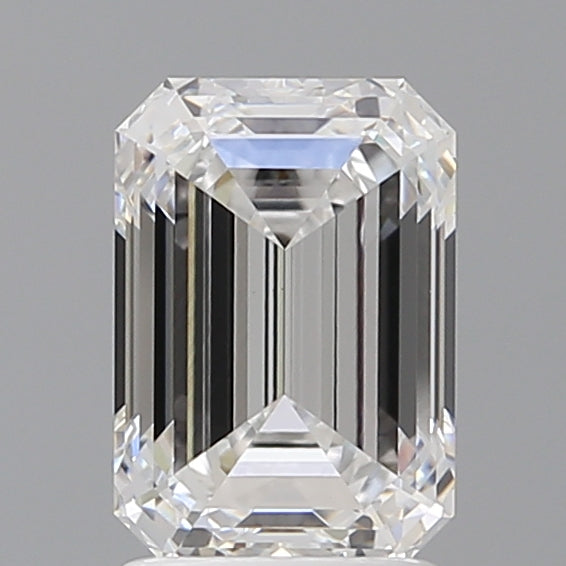 2.10 Carat Emerald Shaped, Ideal Cut, D Color, VVS2 Clarity, IGI Certified Lab Grown Diamond