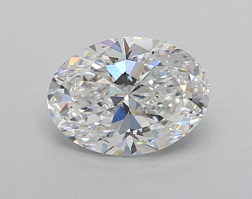 1.50 Carat Oval Shaped, Excellent Cut, D Color, VVS2 Clarity, IGI Certified Lab Grown Diamond