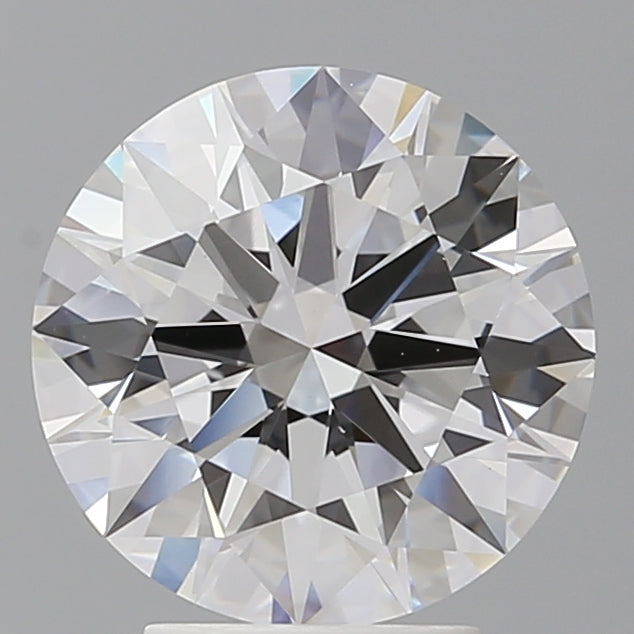 3.59 Carat Round Shaped, Ideal Cut, E Color, VVS2 Clarity, IGI Certified Lab Grown Diamond