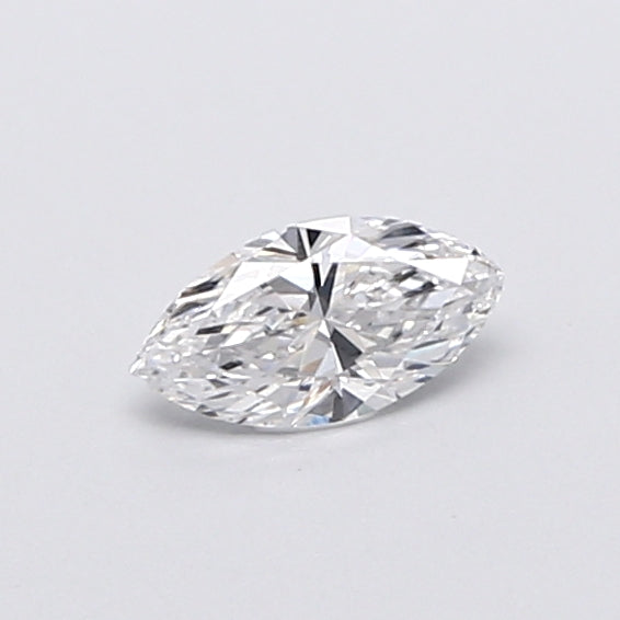0.47 Carat Marquise Shaped, Very Good Cut, D Color, VVS1 Clarity, IGI Certified Lab Grown Diamond