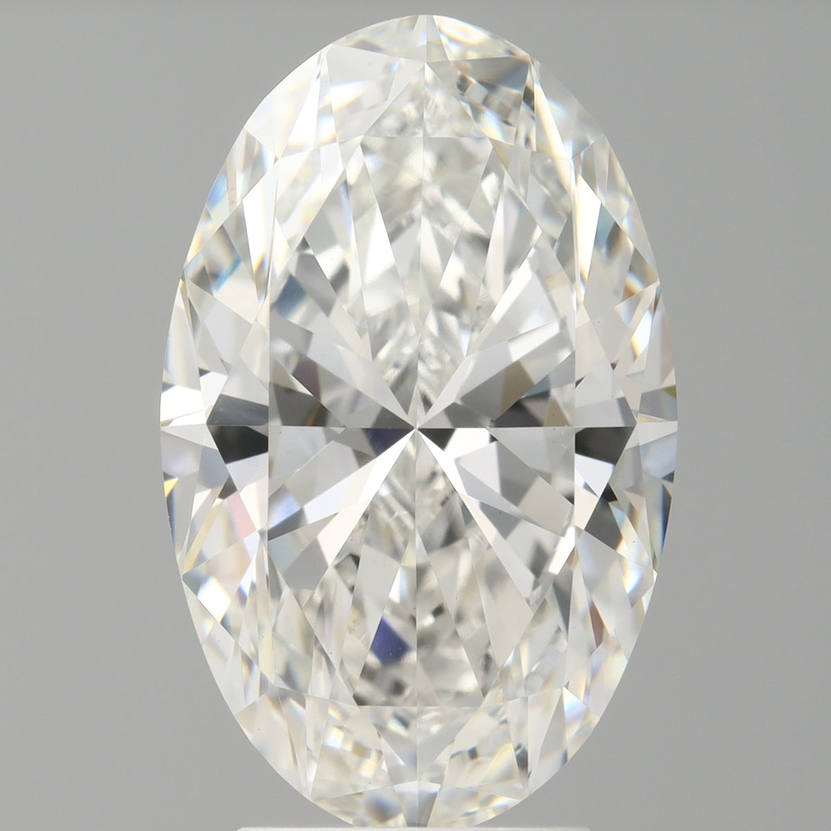 4.05 Carat Oval Shaped, Ideal Cut, F Color, VVS2 Clarity, IGI Certified Lab Grown Diamond