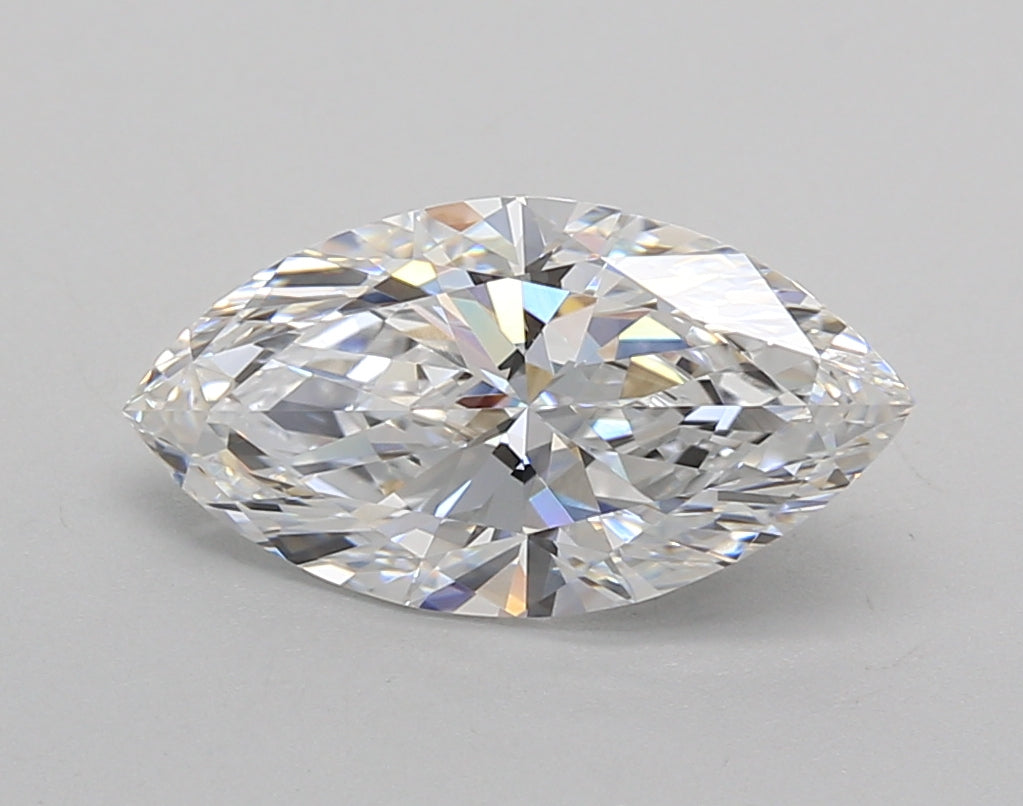 2.02 Carat Marquise Shaped, Excellent Cut, D Color, VVS2 Clarity, IGI Certified Lab Grown Diamond