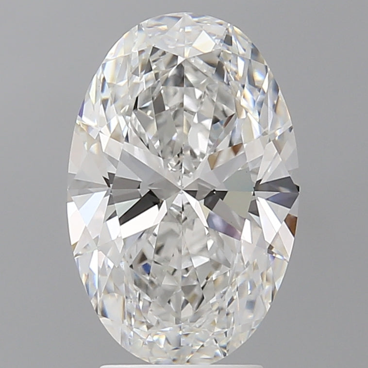 3.55 Carat Oval Shaped, Ideal Cut, E Color, VVS2 Clarity, IGI Certified Lab Grown Diamond