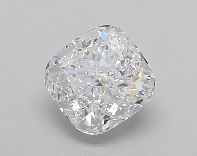 1.50 Carat Cushion Shaped, Very Good Cut, D Color, VVS2 Clarity, IGI Certified Lab Grown Diamond