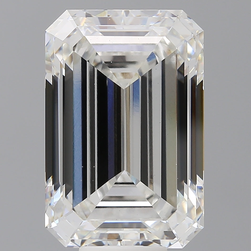 12.06 Carat Emerald Shaped, Ideal Cut, F Color, VS1 Clarity, IGI Certified Lab Grown Diamond