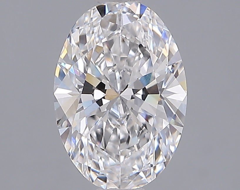 1.55 Carat Oval Shaped, Ideal Cut, D Color, VVS2 Clarity, IGI Certified Lab Grown Diamond