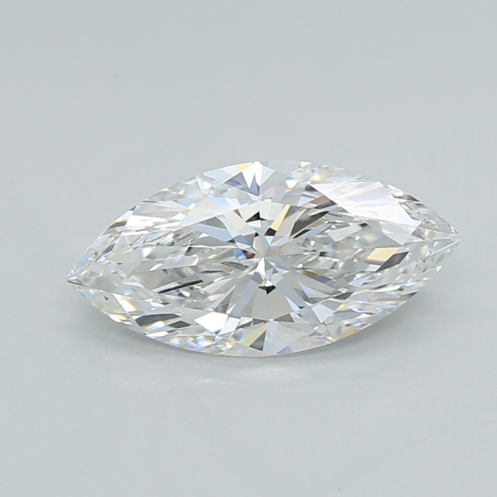 1.74 Carat Marquise Shaped, Ideal Cut, E Color, VVS2 Clarity, IGI Certified Lab Grown Diamond
