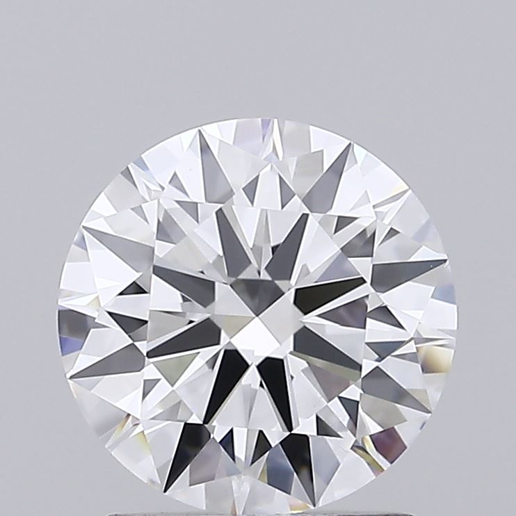 1.54 Carat Round Shaped, Ideal Cut, D Color, VS1 Clarity, IGI Certified Lab Grown Diamond