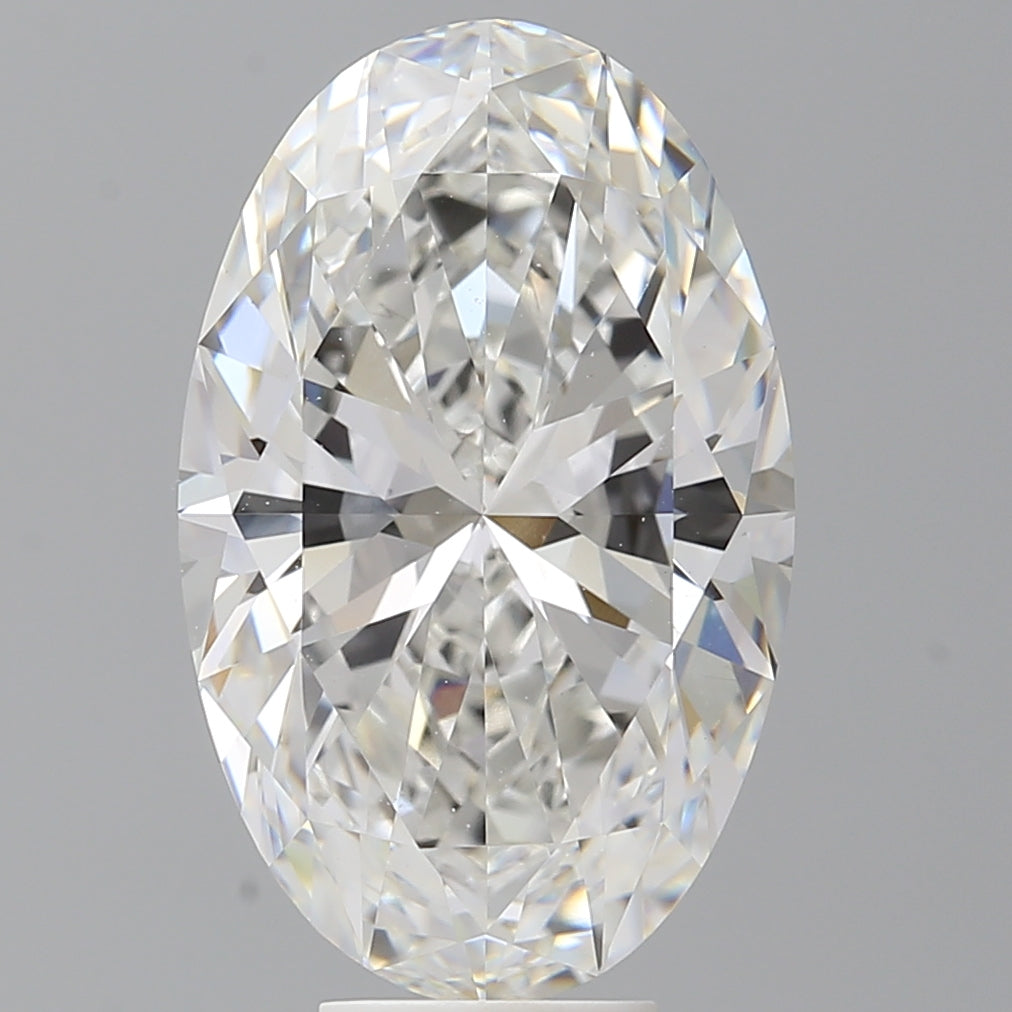 8.10 Carat Oval Shaped, Ideal Cut, F Color, VVS2 Clarity, IGI Certified Lab Grown Diamond