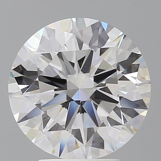 4.05 Carat Round Shaped, Ideal Cut, E Color, VVS2 Clarity, IGI Certified Lab Grown Diamond
