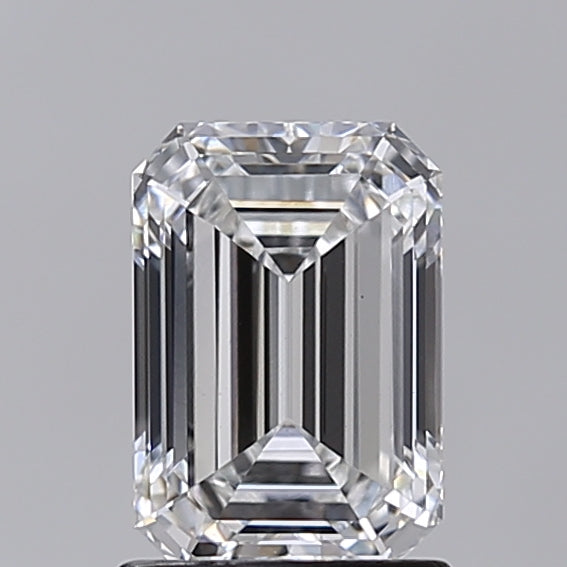 1.51 Carat Emerald Shaped, Excellent Cut, D Color, VS1 Clarity, IGI Certified Lab Grown Diamond