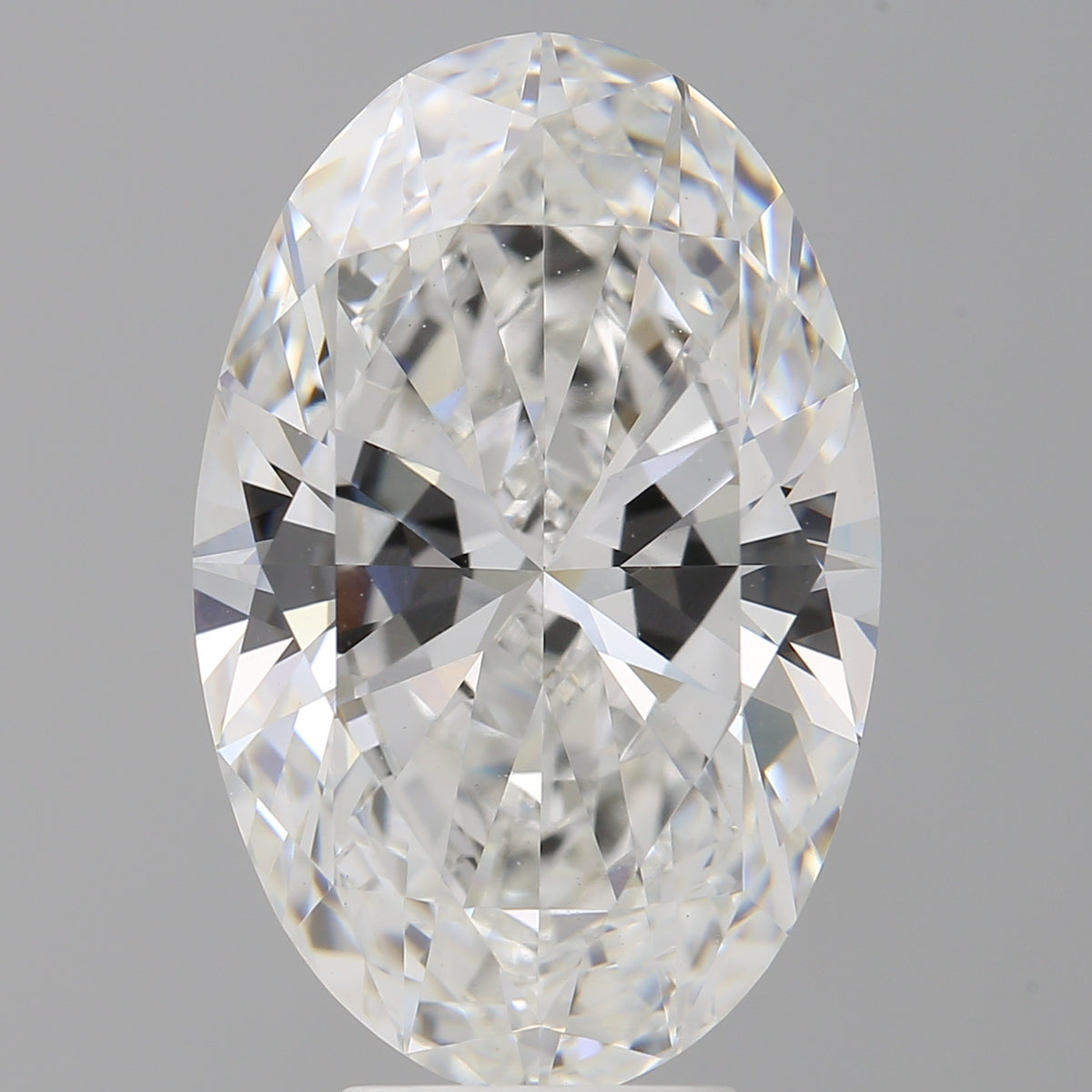 6.58 Carat Oval Shaped, Ideal Cut, E Color, VVS2 Clarity, IGI Certified Lab Grown Diamond