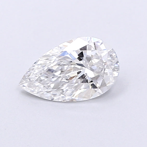 0.41 Carat Pear Shaped, Very Good Cut, D Color, VVS2 Clarity, IGI Certified Lab Grown Diamond