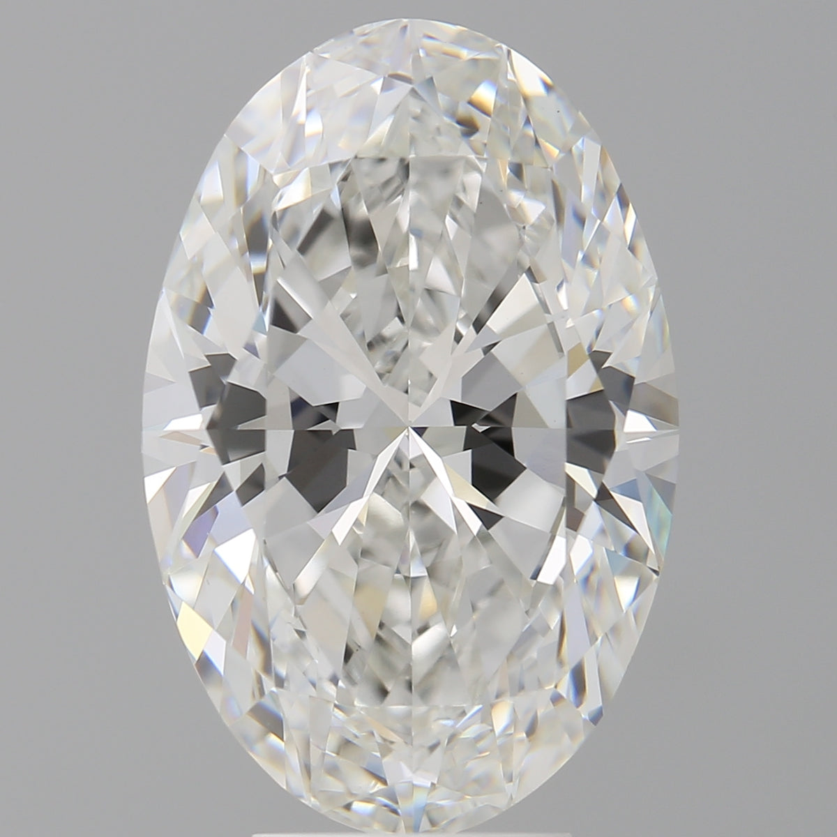 6.09 Carat Oval Shaped, Ideal Cut, F Color, VVS2 Clarity, IGI Certified Lab Grown Diamond