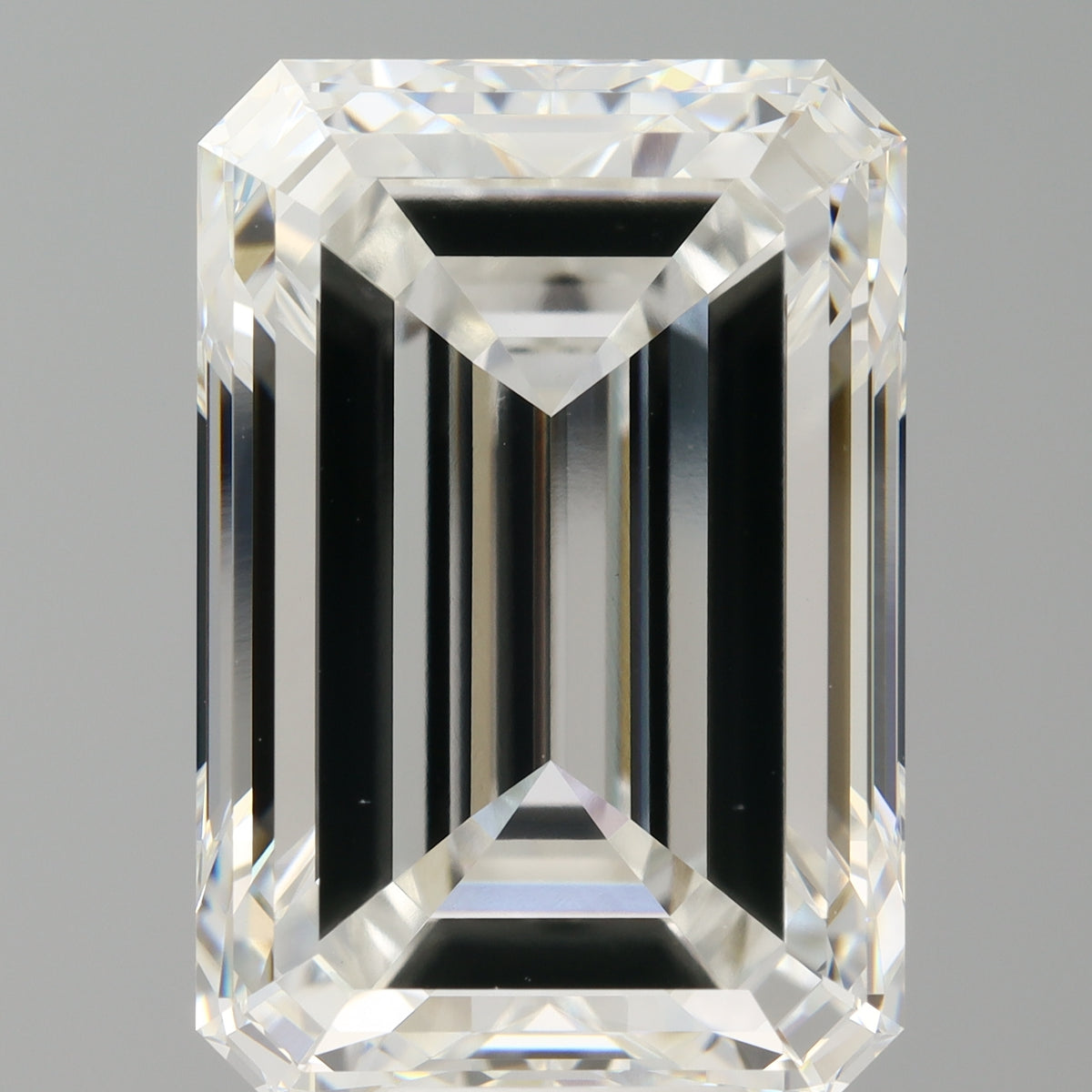 10.55 Carat Emerald Shaped, Ideal Cut, F Color, VVS2 Clarity, IGI Certified Lab Grown Diamond
