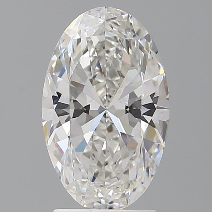 2.56 Carat Oval Shaped, Ideal Cut, F Color, VVS2 Clarity, IGI Certified Lab Grown Diamond