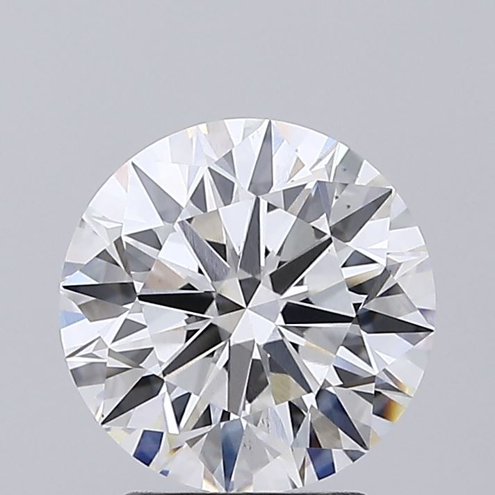 2.43 Carat Round Shaped, Ideal Cut, D Color, VS1 Clarity, IGI Certified Lab Grown Diamond