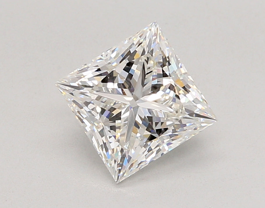 2.04 Carat Princess Shaped, Ideal Cut, F Color, VVS2 Clarity, IGI Certified Lab Grown Diamond