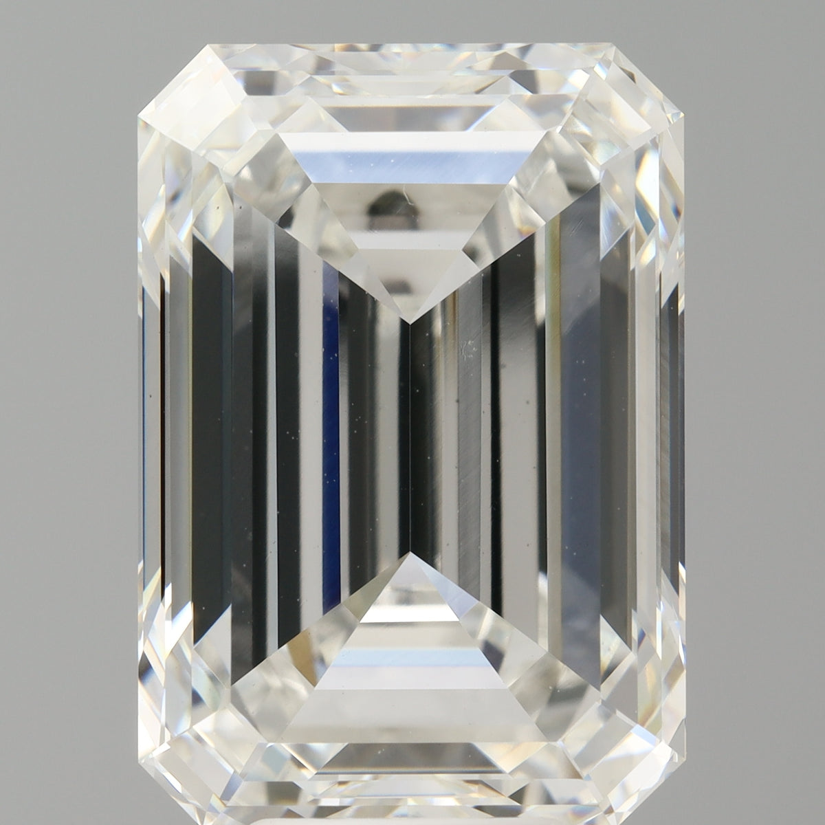 9.09 Carat Emerald Shaped, Ideal Cut, F Color, VVS2 Clarity, IGI Certified Lab Grown Diamond