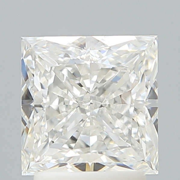 2.60 Carat Princess Shaped, Excellent Cut, F Color, VS1 Clarity, IGI Certified Lab Grown Diamond